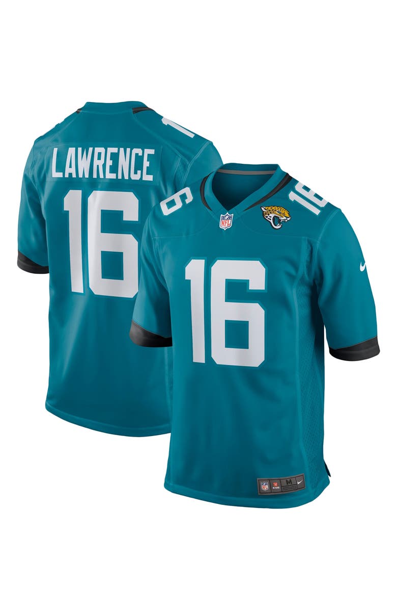 Nike Men's Nike Trevor Lawrence Teal Jacksonville Jaguars Home Game Jersey, Alternate, color, Teal