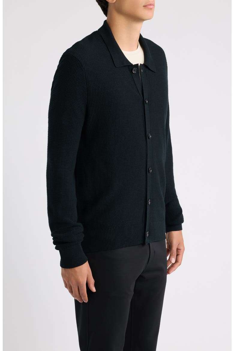 Lumile Button Cardigan, Alternate, color, BLACK