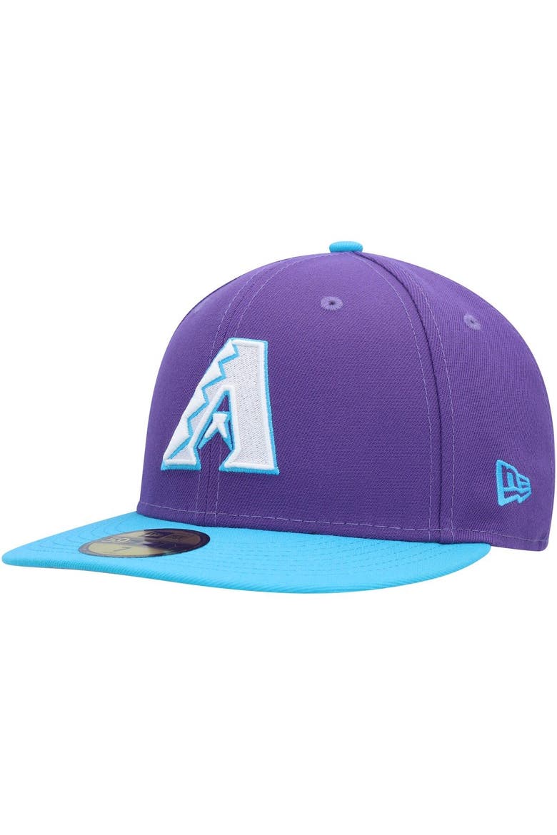 Men's New Era Purple Arizona Diamondbacks Vice 59FIFTY Fitted Hat, Alternate, color, Purple