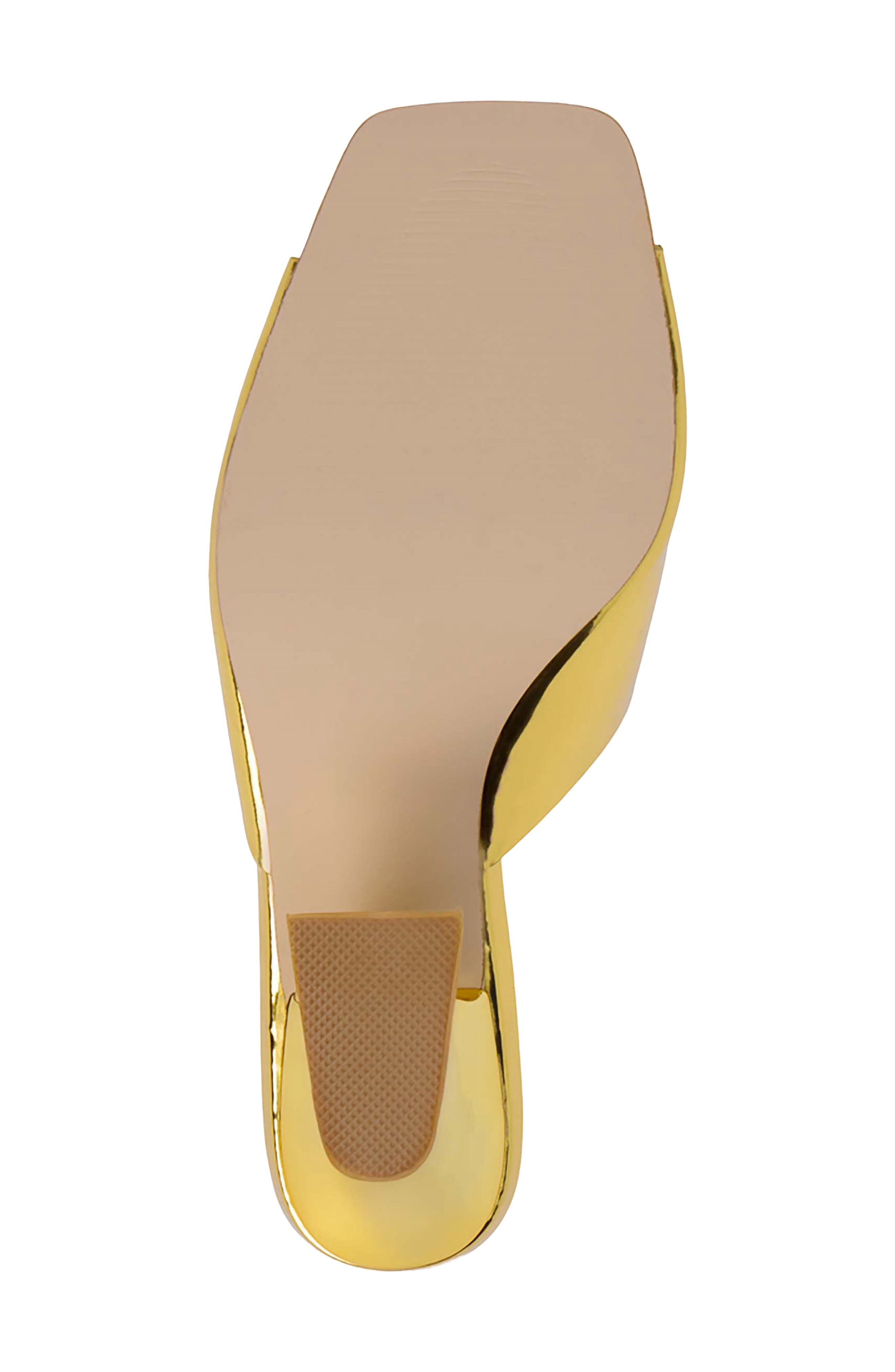 Soirée Sandal, Alternate, color, GOLD SYNTHETIC
