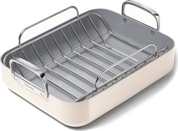 CARAWAY Ceramic Nonstick Roasting Pan & Wire Rack | Nordstrom