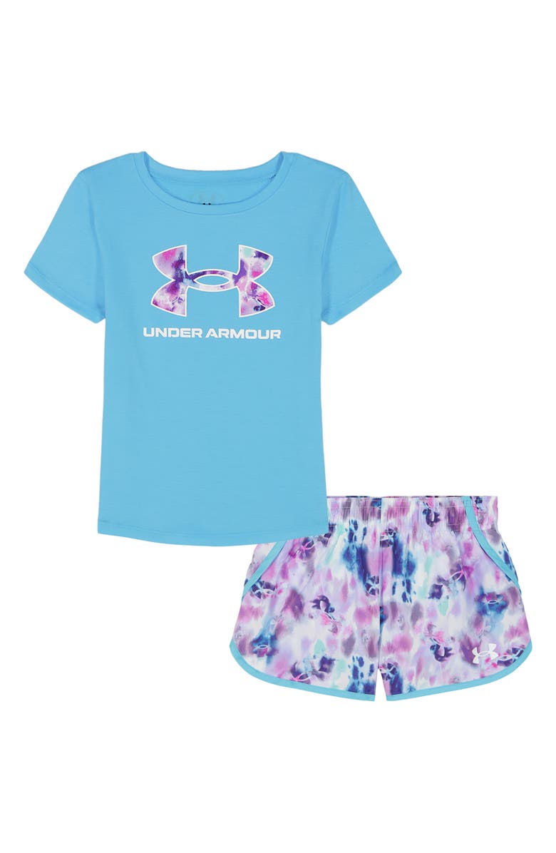 Under Armour Kids' Graphic T-Shirt & Woven Shorts Set, Main, color, Fresco Blue