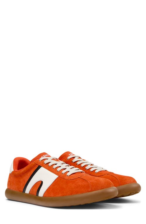 Camper Pelotas Soller Leather Sneakers In Orange