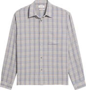 FRAME Open Weave Cotton Blend Button-Up Shirt