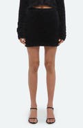 Helmut Lang Eyelash Miniskirt