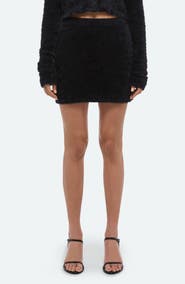 Helmut Lang Eyelash Miniskirt