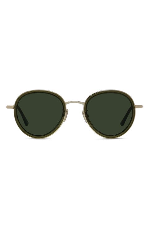 Day 49mm Small Round Sunglasses
