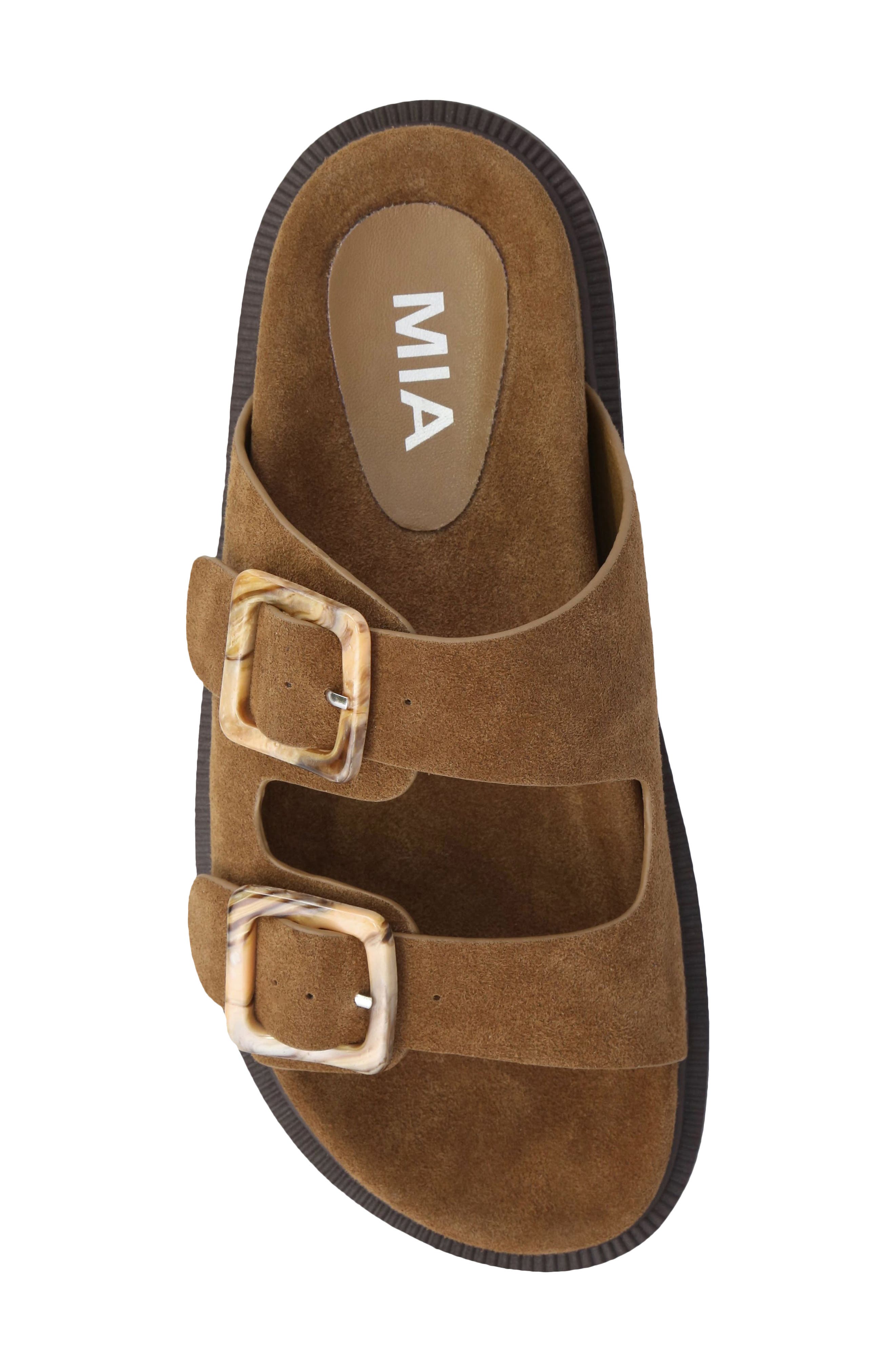 MIA Gen Slide Sandal, Alternate, color, Coffee