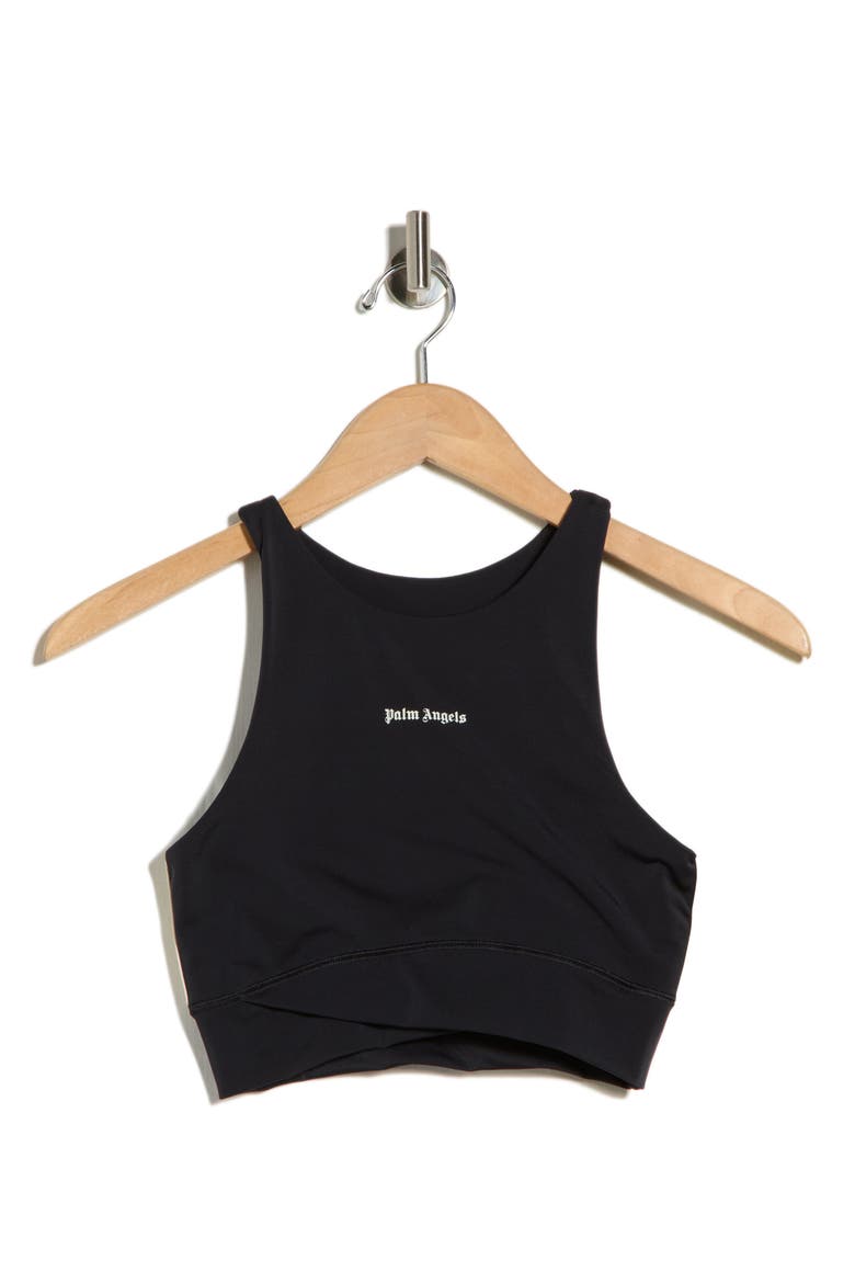 Logo Graphic Tank Top, Alternate, color, BLACK WHITE
