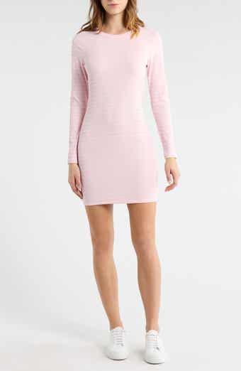 Madden Girl Long Sleeve Stripe Minidress