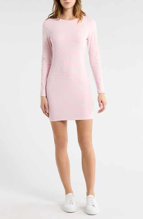 Madden Girl Long Sleeve Stripe Minidress