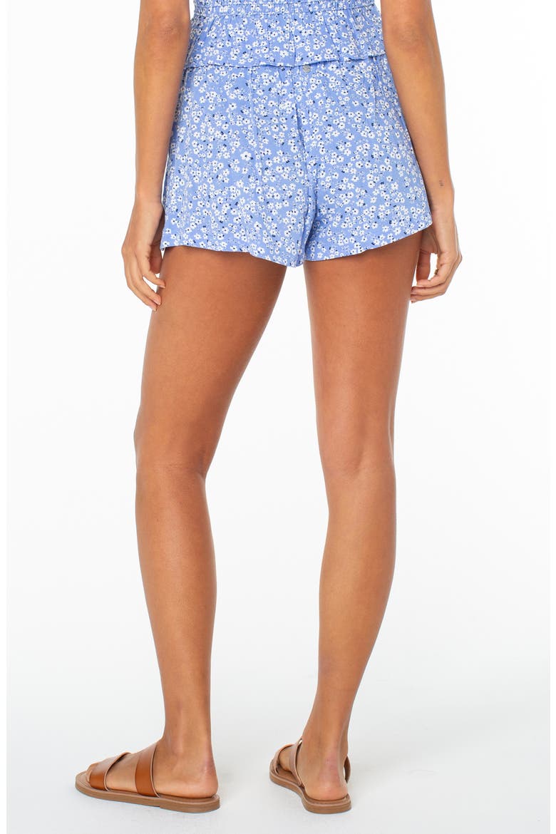 Midnight Avenue Floral Shorts, Alternate, color, CORNFLOWER