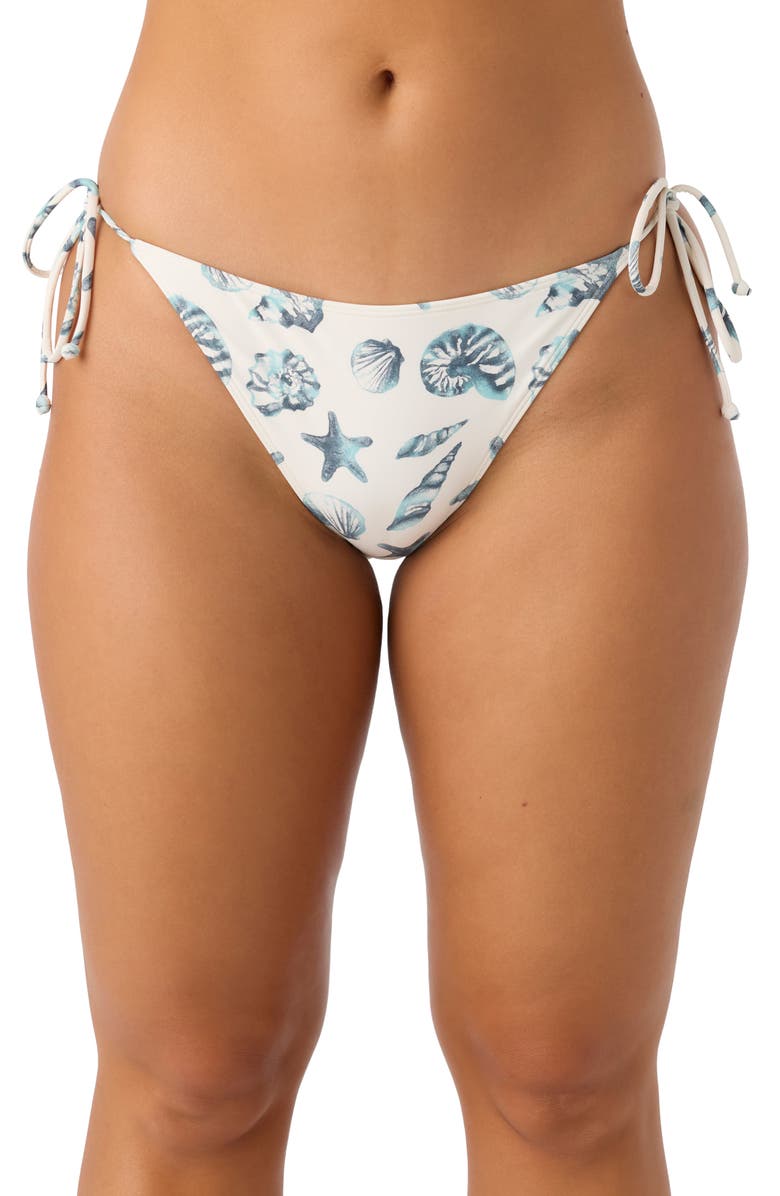O'Neill Saltwater Essentials Maracas Side Tie Bikini Bottoms, Main, color, 