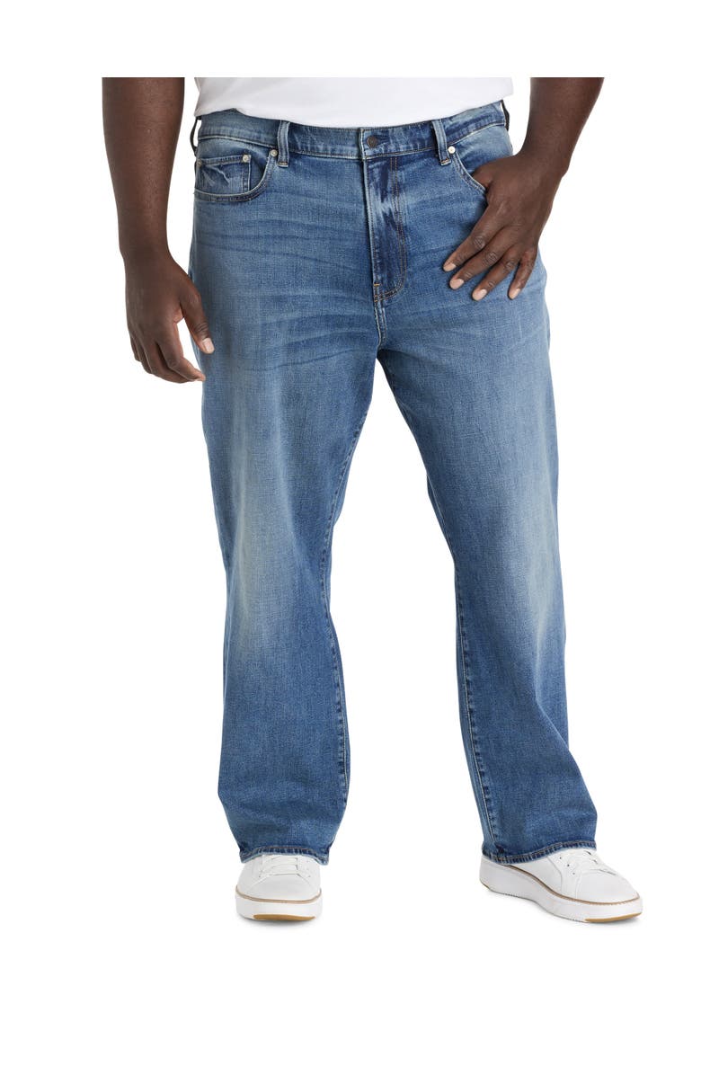 Lucky Brand Big & Tall Chatham Relaxed-Fit Jeans, Main, color, Medium Blue