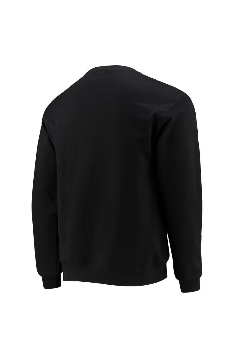 Champion Men's Champion Black Houston Cougars Team Stack Powerblend Pullover Sweatshirt, Alternate, color, 