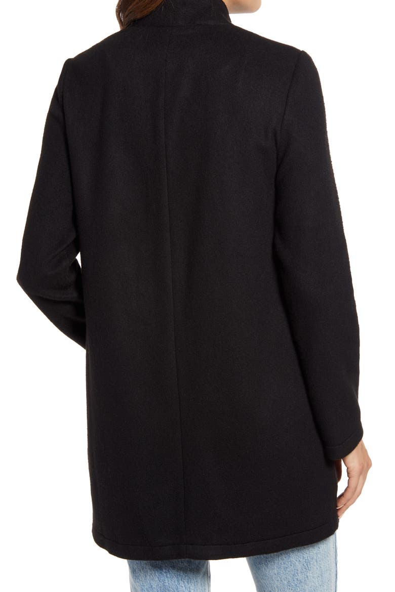 Katrine Brushed Jacket, Alternate, color, BLACK