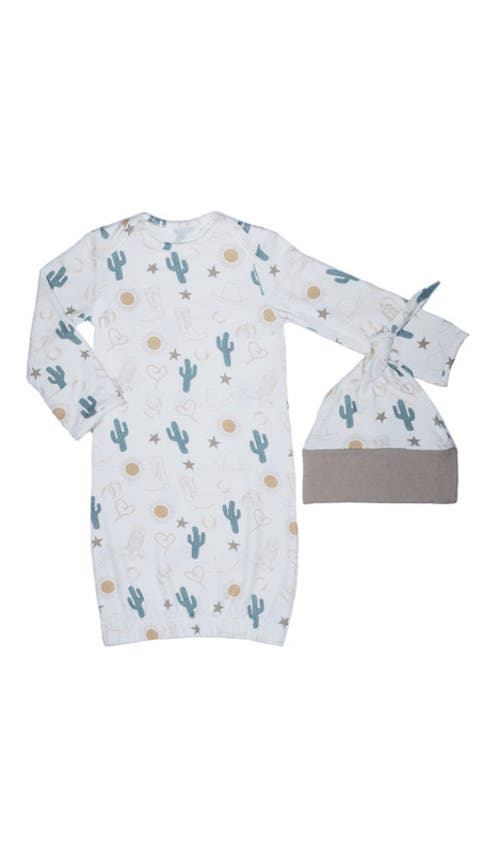Everly Grey Analise During & After 5-piece Maternity/nursing Sleep Set For Mom & Baby In White