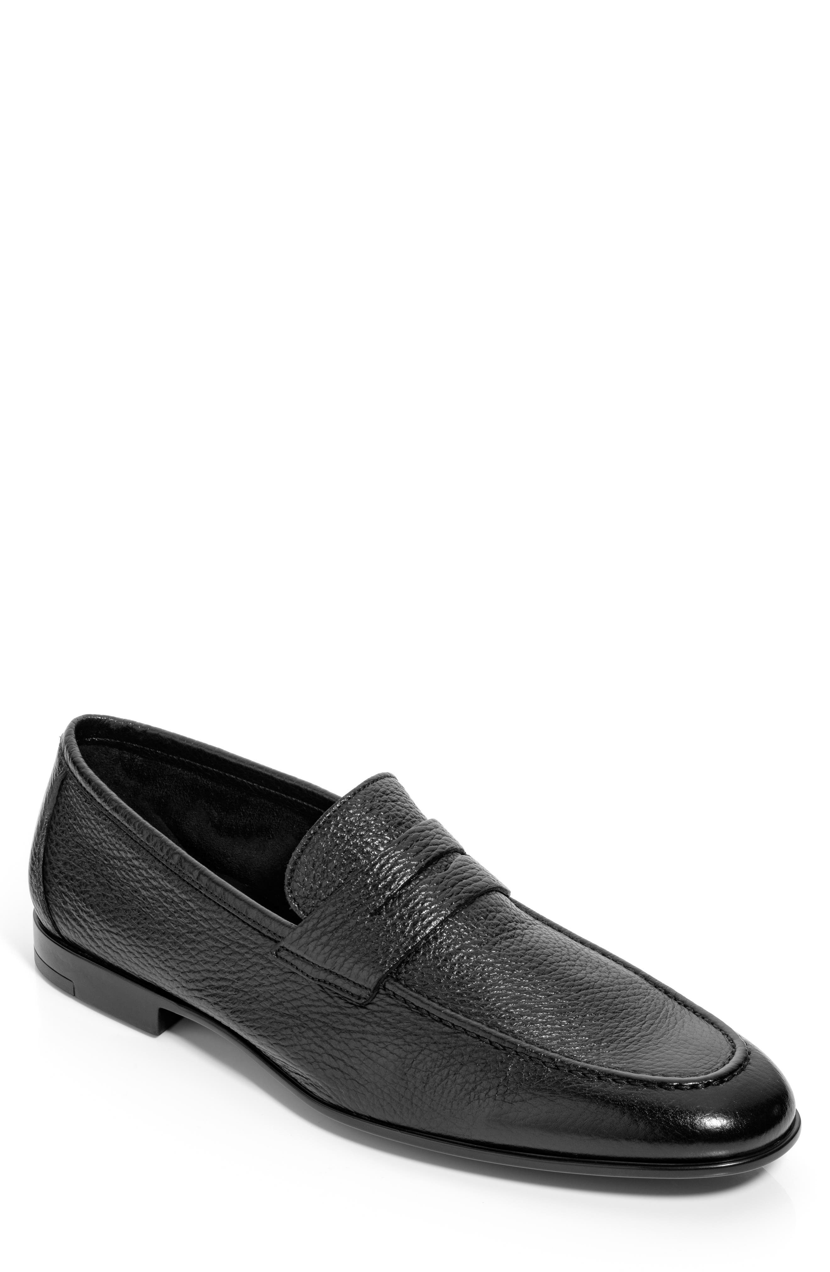 TO BOOT NEW YORK Dunmore Penny Loafer in Black 