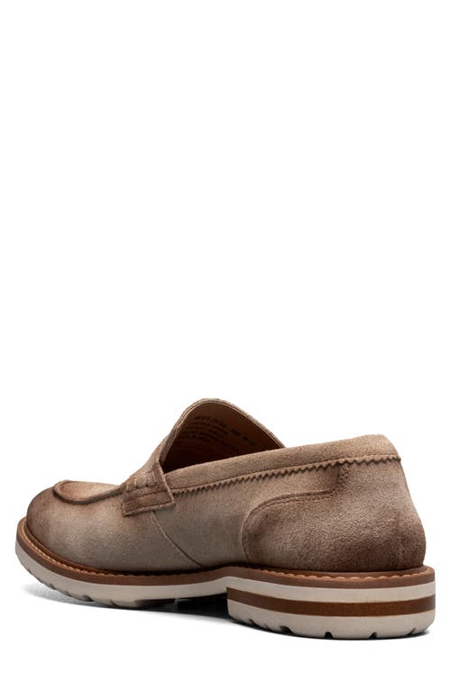 Stacy Adams Hopkins Penny Loafer In Sand Suede