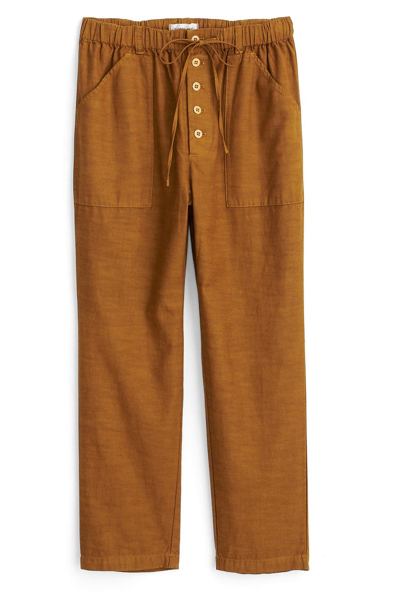 Ambrose Drawstring Pants, Alternate, color, GOLDEN KHAKI