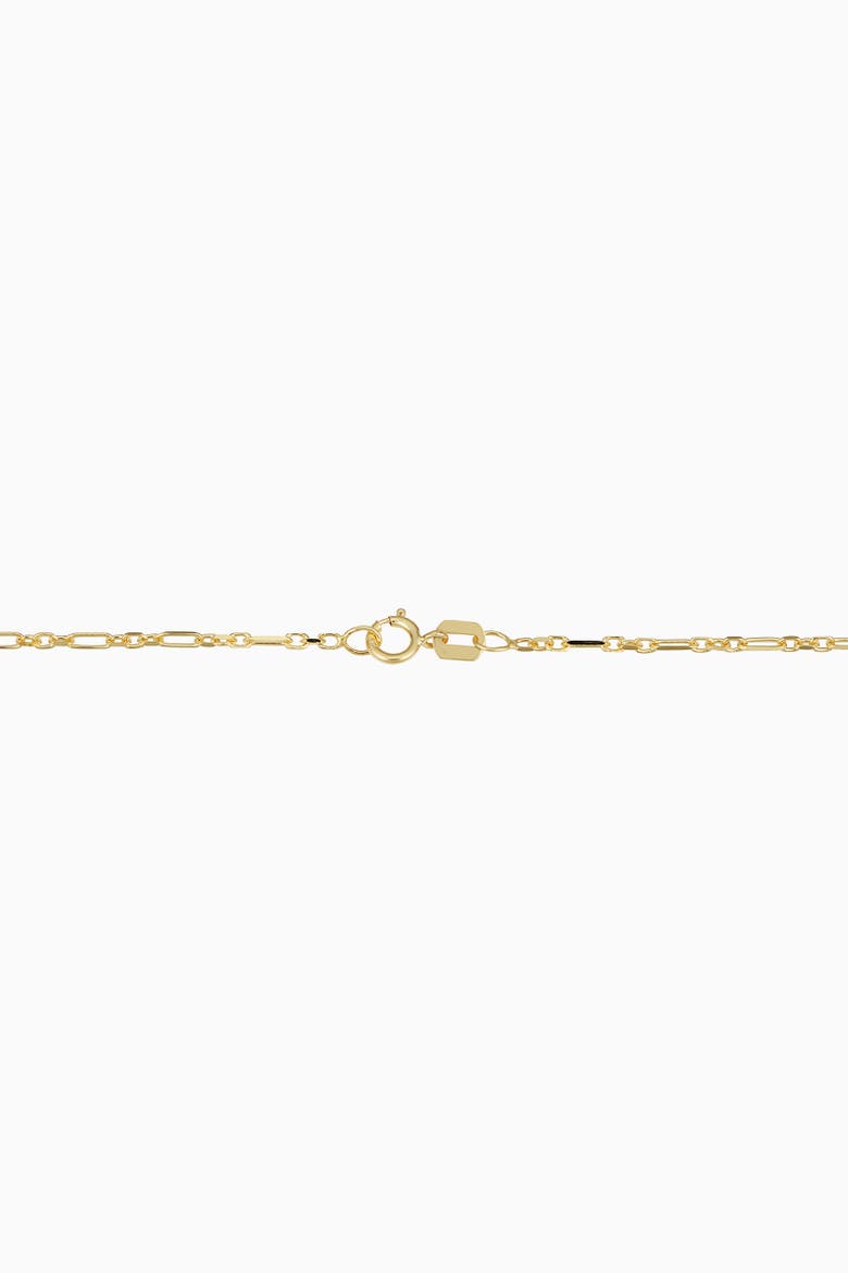 14K Yellow Gold All You Need Anklet, Alternate, color, Yellow Gold