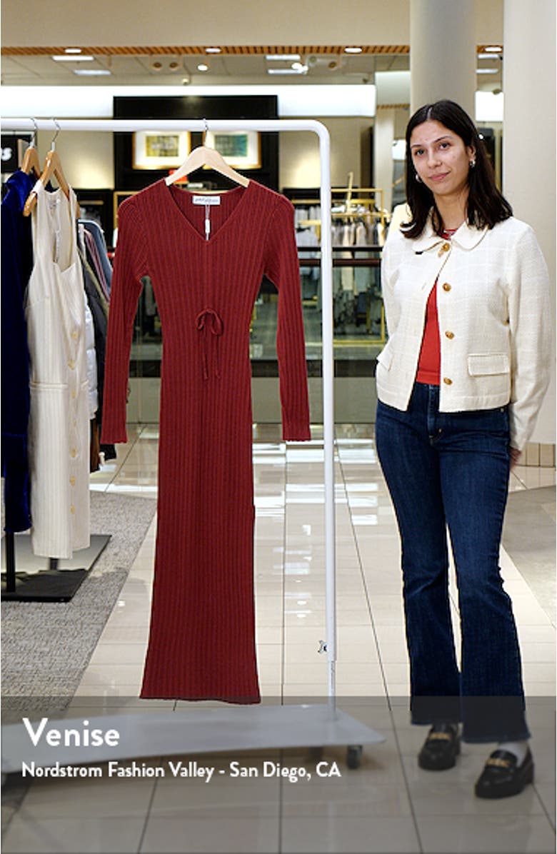 Irene Long Sleeve Sweater Dress, sales video thumbnail