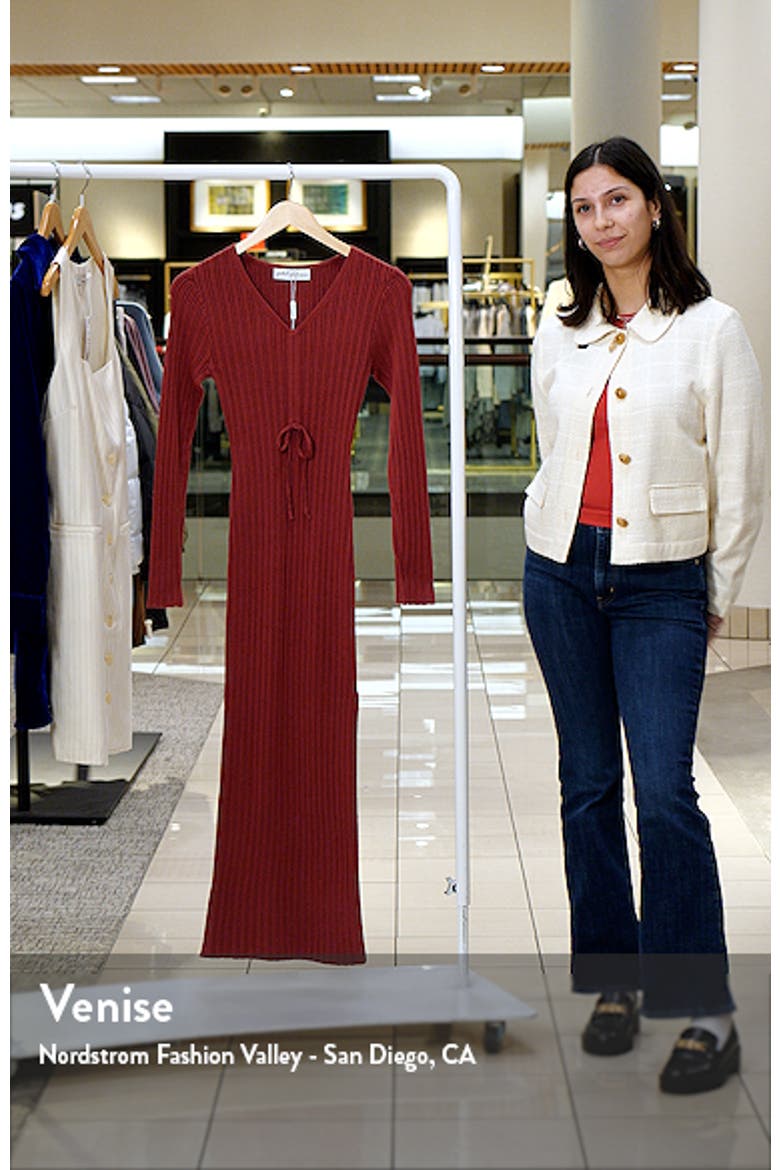 Irene Long Sleeve Sweater Dress video