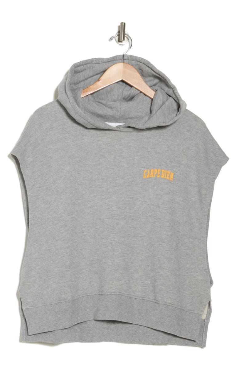 Spiritual Gangster Carpe Diem Haven Cap Sleeve Hoodie, Alternate, color, 