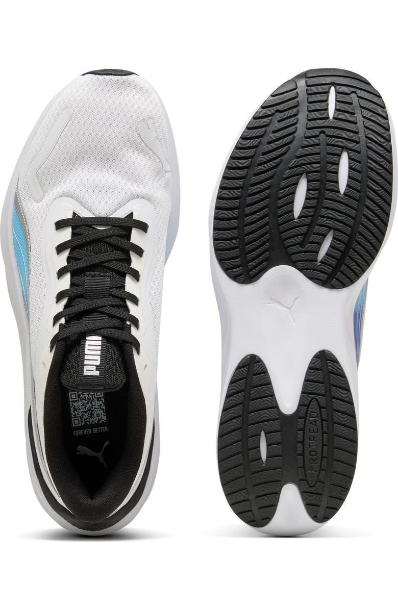 PUMA Pounce Lite Running Shoe, Alternate, color, Puma White/ Puma Black/ Blue