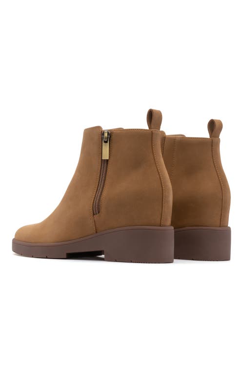 Abeo Horizon Zip Boot In Tan Nubuck - Regular