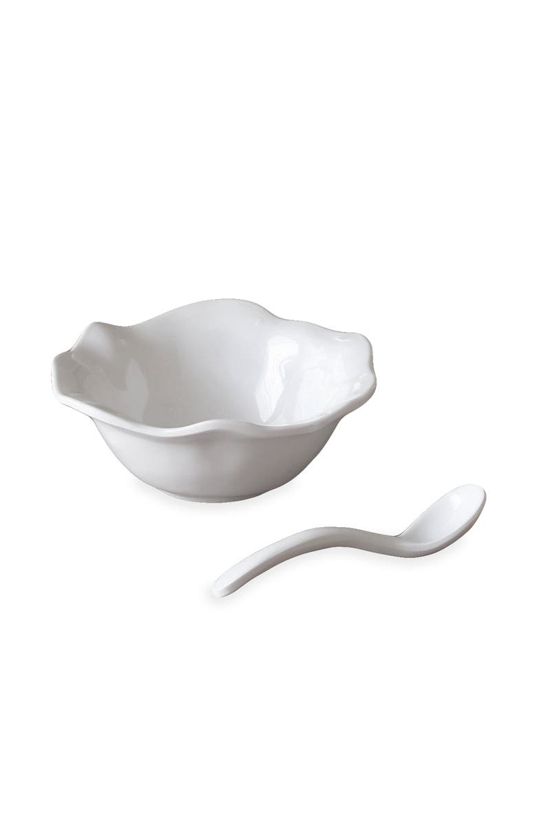 BEATRIZ BALL Collection VIDA Havana Mini Bowl with Spoon, Main, color, White