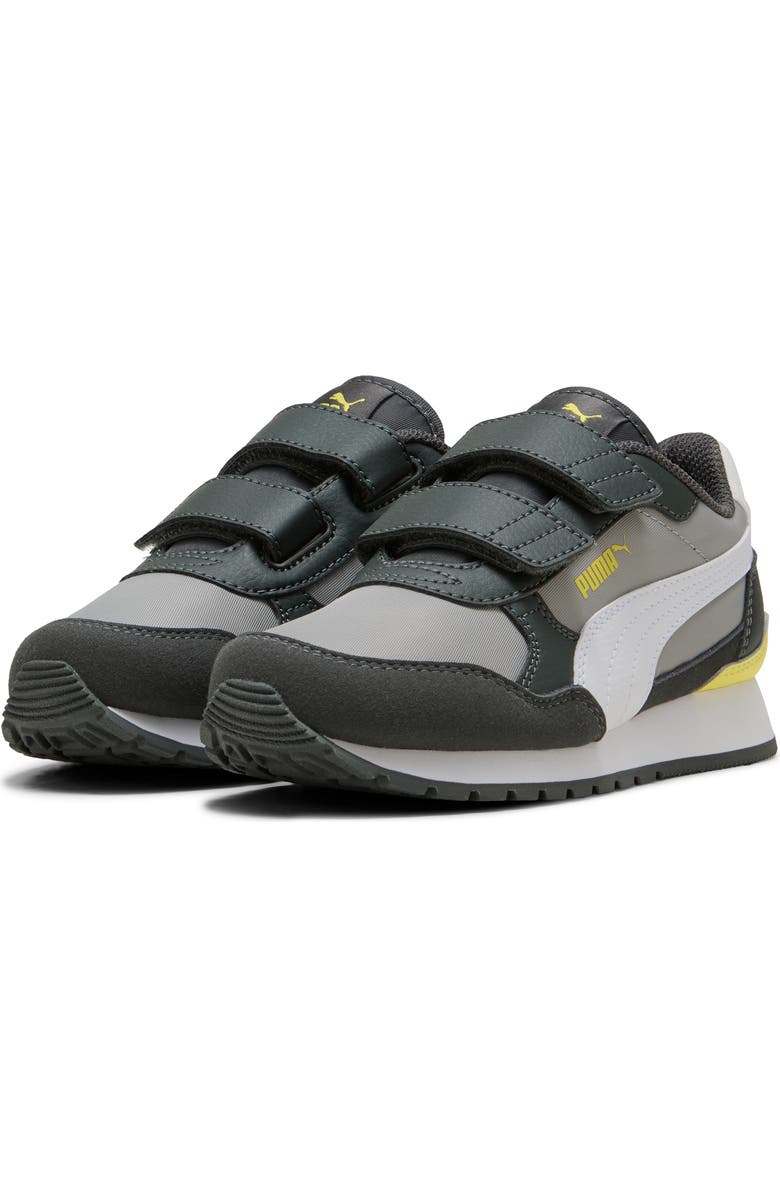 PUMA Kids' St Runner V4 Mesh Sneaker, Main, color, Gray Echo/ Puma White/ Gray