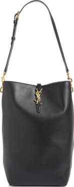 Saint Laurent Le 37 Long Leather Bucket Bag