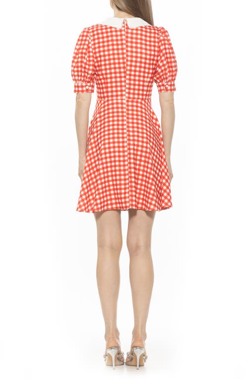 Alexia Admor Carys Fit & Flare Dress In Red