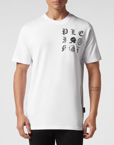 T-Shirt Round Neck Gothic Plein Men