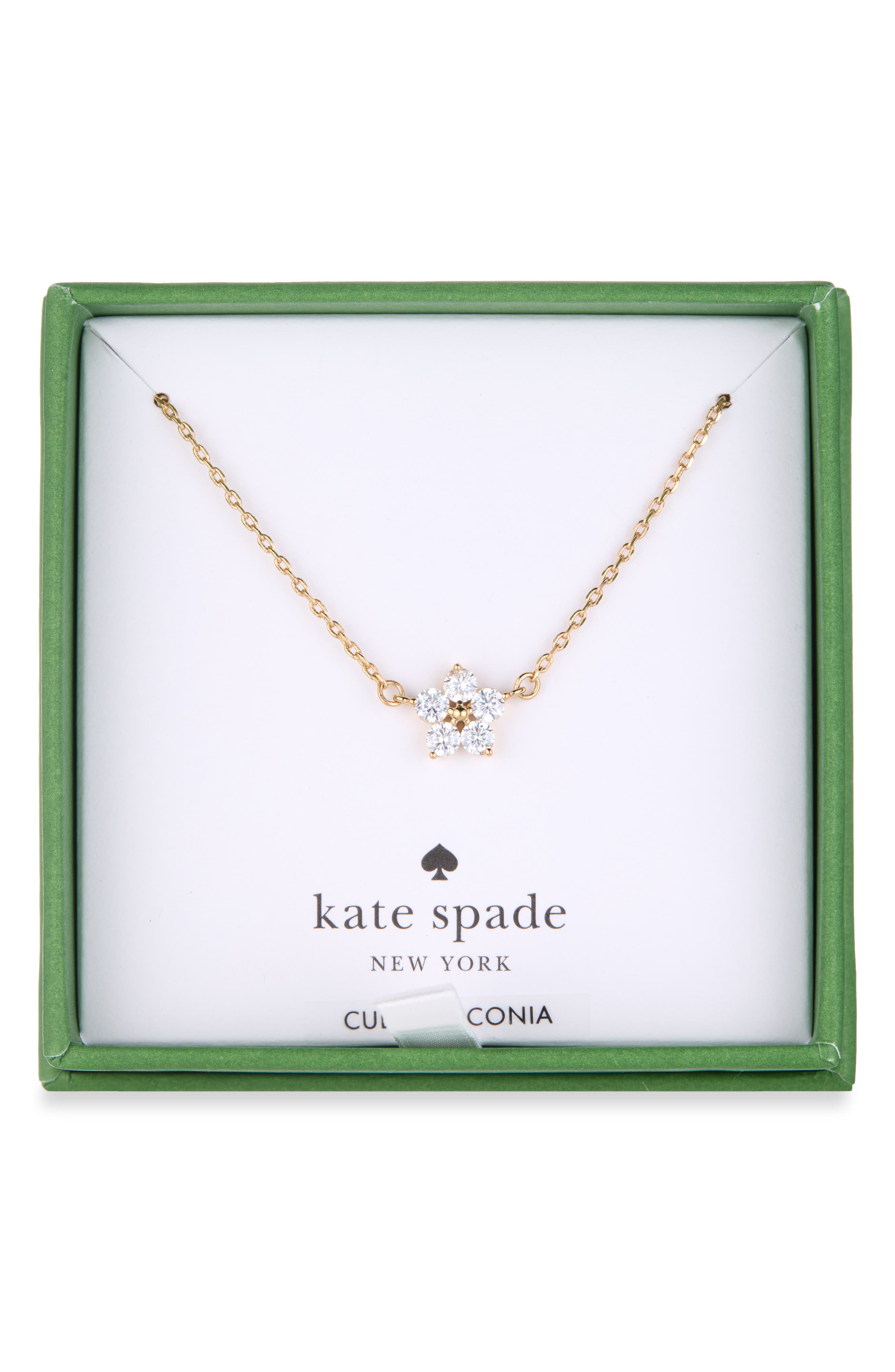 mini flower pendant necklace