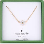 Kate Spade New York mini flower pendant necklace