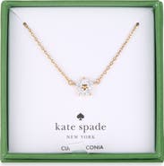 Kate Spade New York mini flower pendant necklace