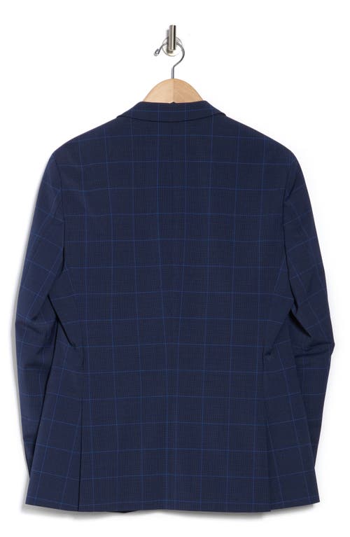 Hugo Boss Hugo Karl Windowpane Sport Coat In Dark Blue