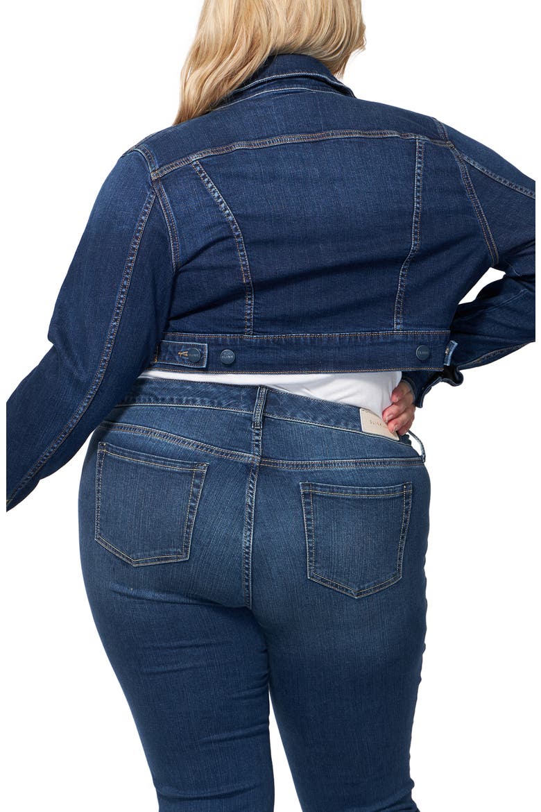 Crop Denim Jacket, Alternate, color, WILMA
