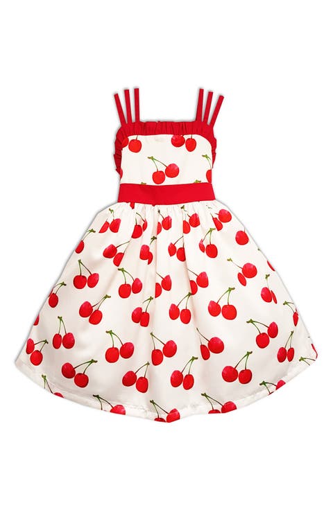 Kids' Cherry Print Dress (Toddler, Little Kid & Big Kid)