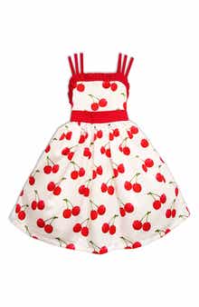 JOE-ELLA Kids' Cherry Print Dress