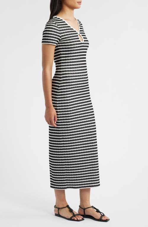 Loveappella Keyhole Midi Dress In Multi