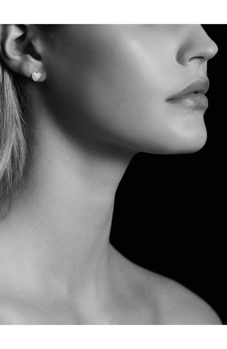 David Yurman 'Châtelaine' Heart Earrings with Diamonds, Alternate, color, 