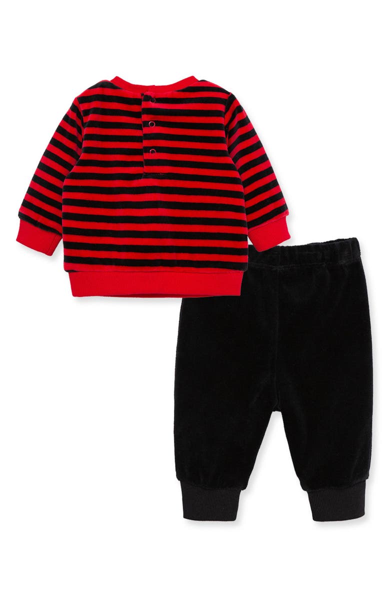 Little Me Penguin Sweater & Pants Set, Alternate, color, 