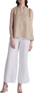 Reistor Sleeveless Hemp Top with Ruffles
