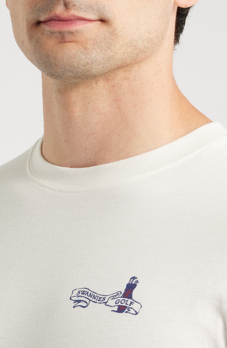 Swannies Swing Cotton Blend Graphic T-Shirt, Alternate, color, Vintage White