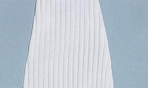 Maniere Manière Two-tone Footie In Blue