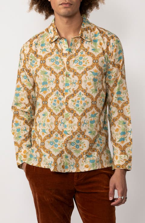 Charun Floral Button-Up Shirt