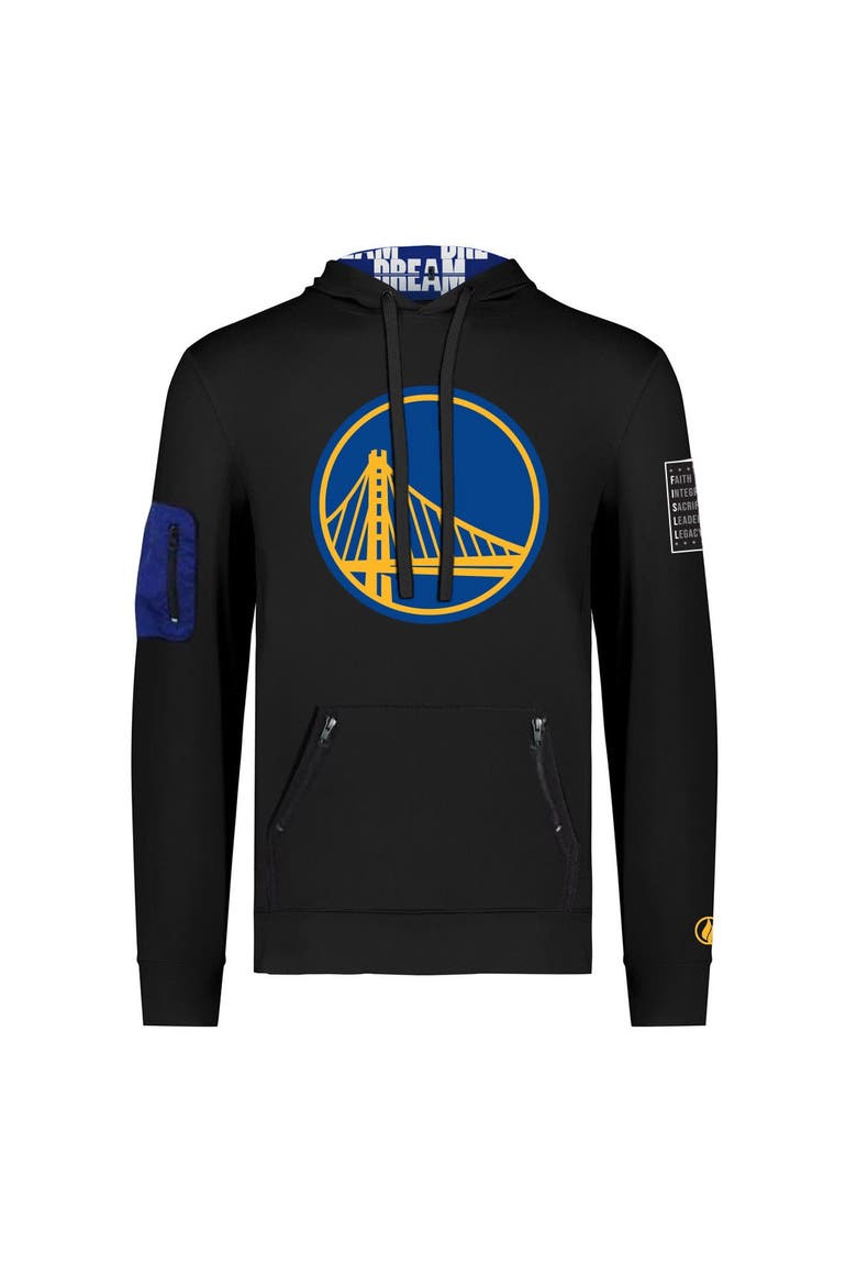 Unisex FISLL x Black History Collection  Black Golden State Warriors Pullover Hoodie, Alternate, color, Black